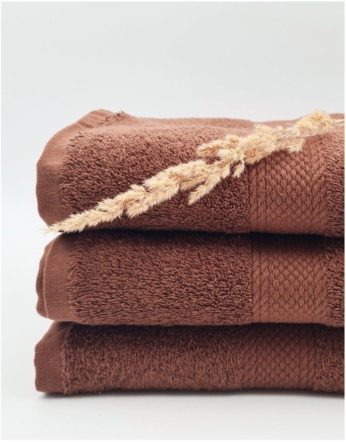 Medvilninis Rankšluostis "Brown Cotton"