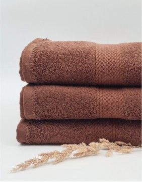 Šukuotinės Medvilnės Rankšluostis "Browny Cotton"
