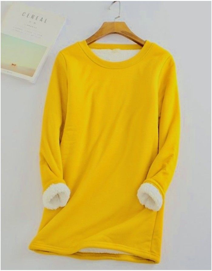Sweatshirt "Warm&Stylish Yellow"