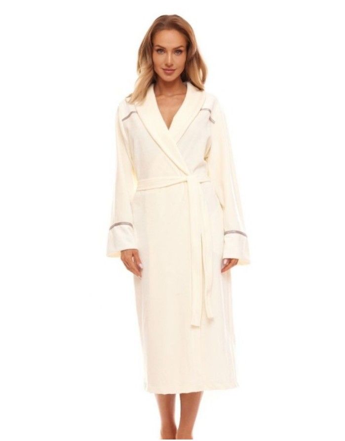 Bathrobe "Eva Creme"