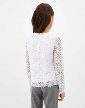 Blouse "Sparkles White"
