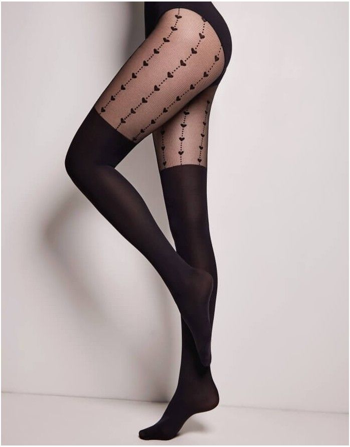 Women's Tights "Hearts" 50 Den