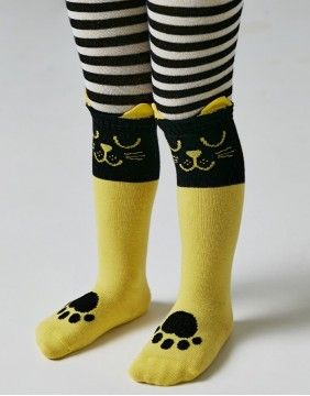 Vaikiškos pėdkelnės  "Yellow Cat"
