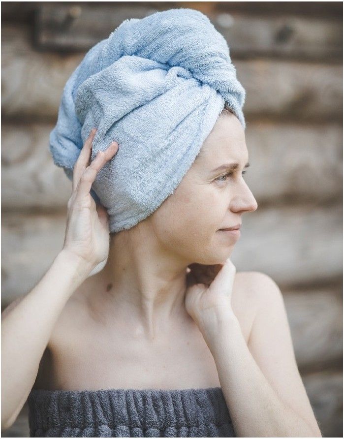 Cotton Towel - Hood "Sky"