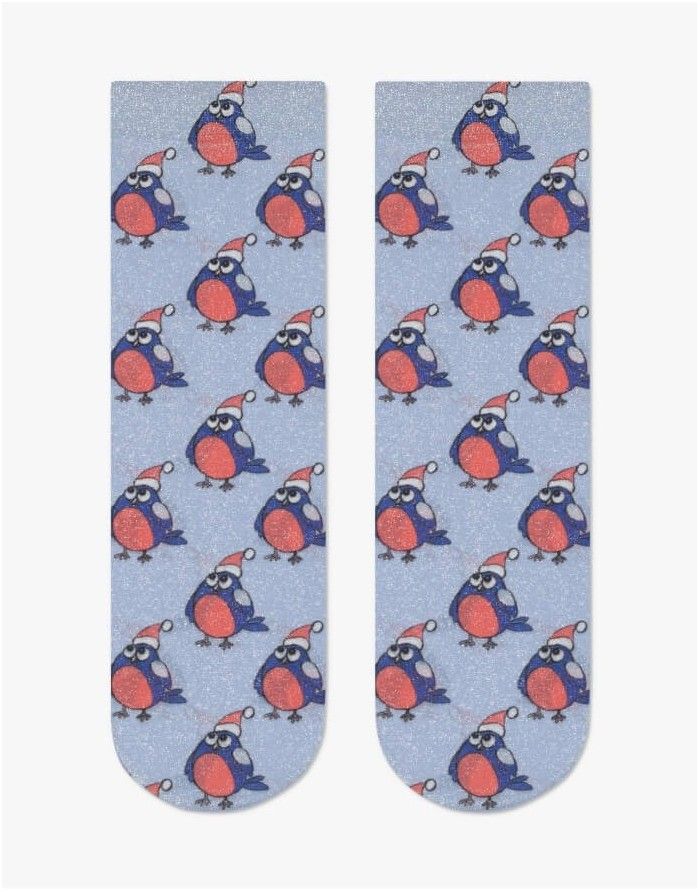Women's socks "X-MAS Bird"