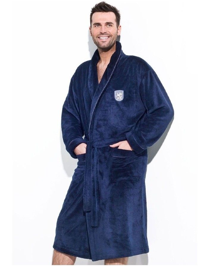 Bathrobe "Borys Navy" L&L - 1