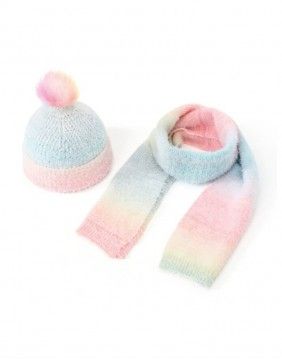 Children's Hat With Scarf "Rose"