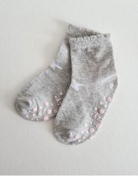Children's socks "Grey Starlet"