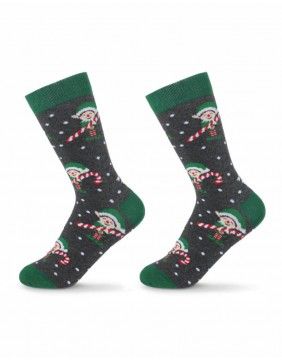 Women's socks "X-Mas Elf" BE SNAZZY - 1