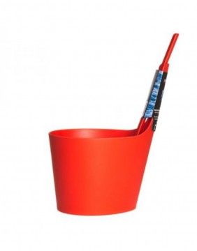 Sauna bucket "Scandinavian Red" RENTO - 1