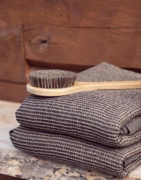 Cotton Towel "Scandinavian Brown" RENTO - 2