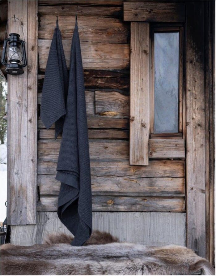Полотенце из хлопка "Scandinavian Grey" RENTO - 6