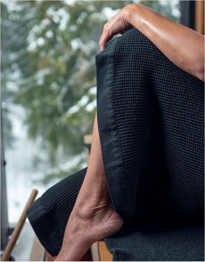 Sauna bench cover "Vi Black" RENTO - 1