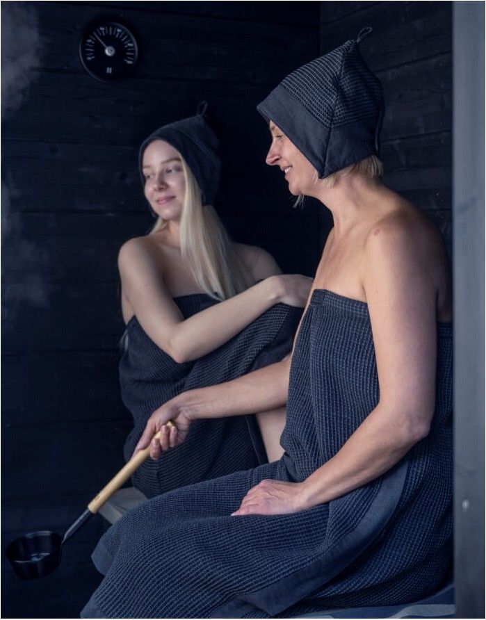 Pirts cepure "Sauna Black" RENTO - 1