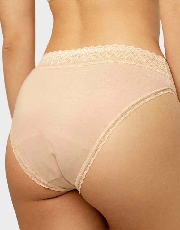 Menstruālās biksītes Lace Bikini Yin Yang Nude GENTLE DAY - 1