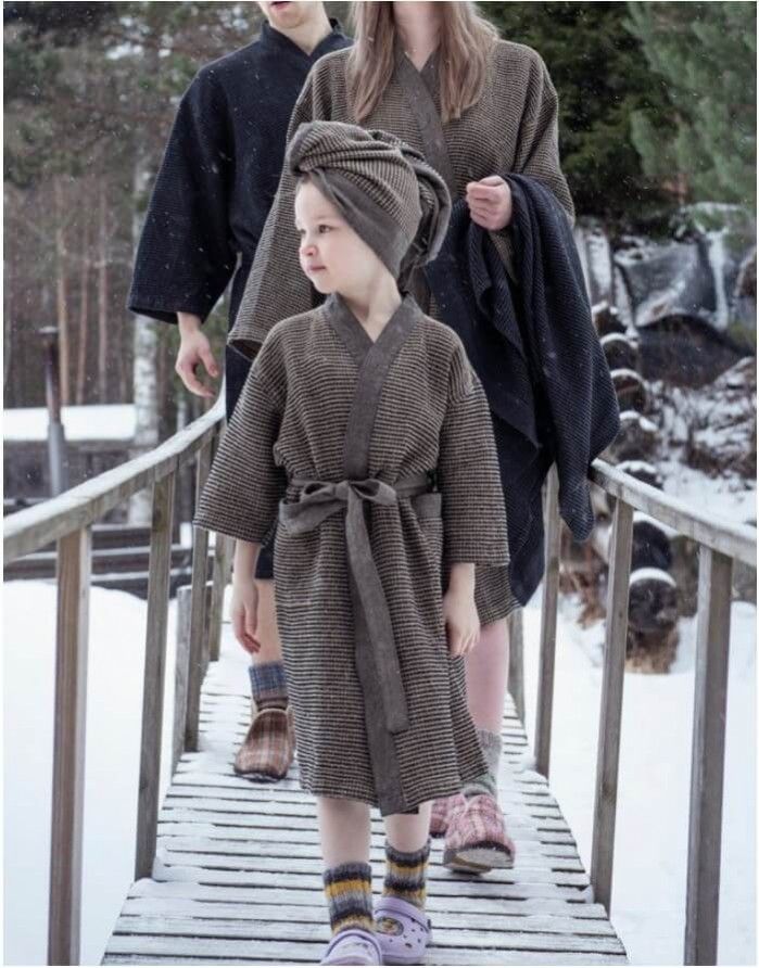 Peldmētelis "Scandinavian Brown" RENTO - 1