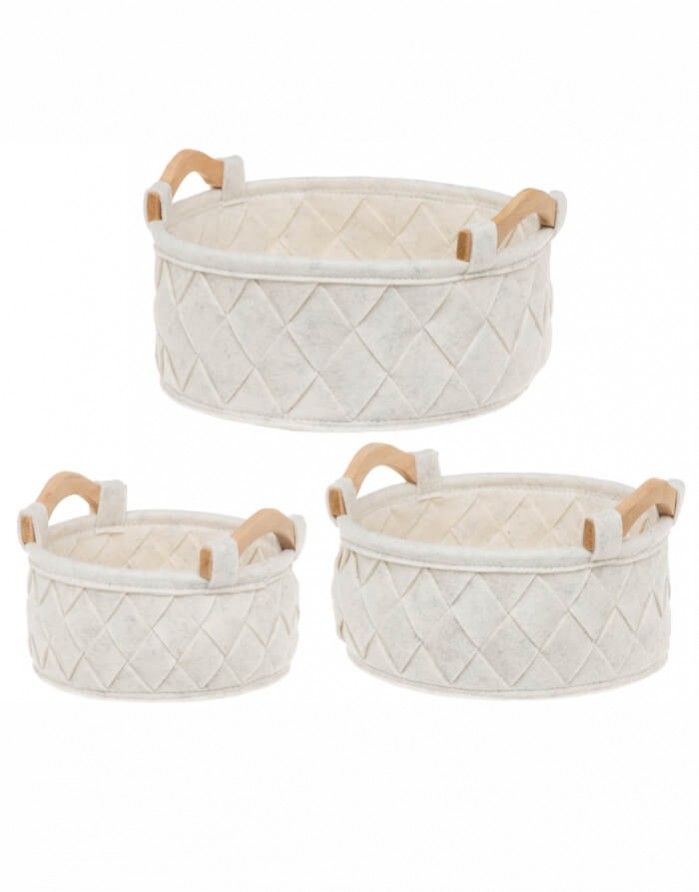 Bag Set "Valenci White" 3 pcs WINTERIA - 2