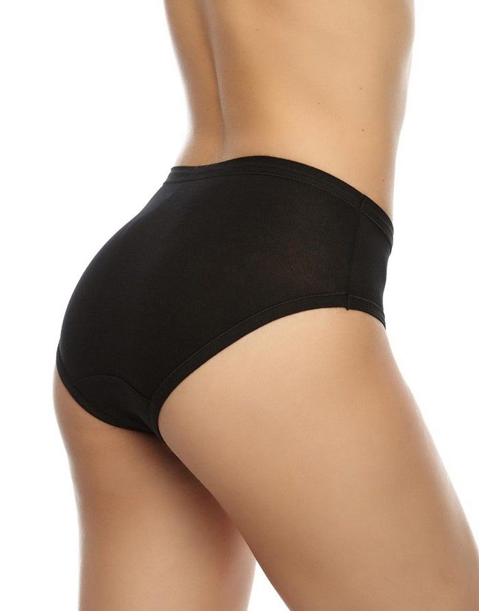 Женские трусики  Classic "Fatima Midi Black", 2 шт. COTONELLA - 1