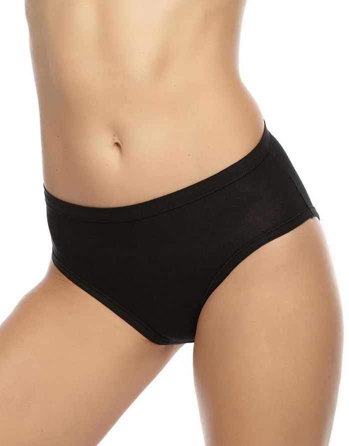 Женские трусики  Classic "Fatima Midi Black", 2 шт. COTONELLA - 2
