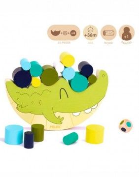 Набор игрушек "Crocodile Balance" MILAN - 2