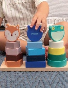 Toy Set "Animal Towers" MILAN - 2