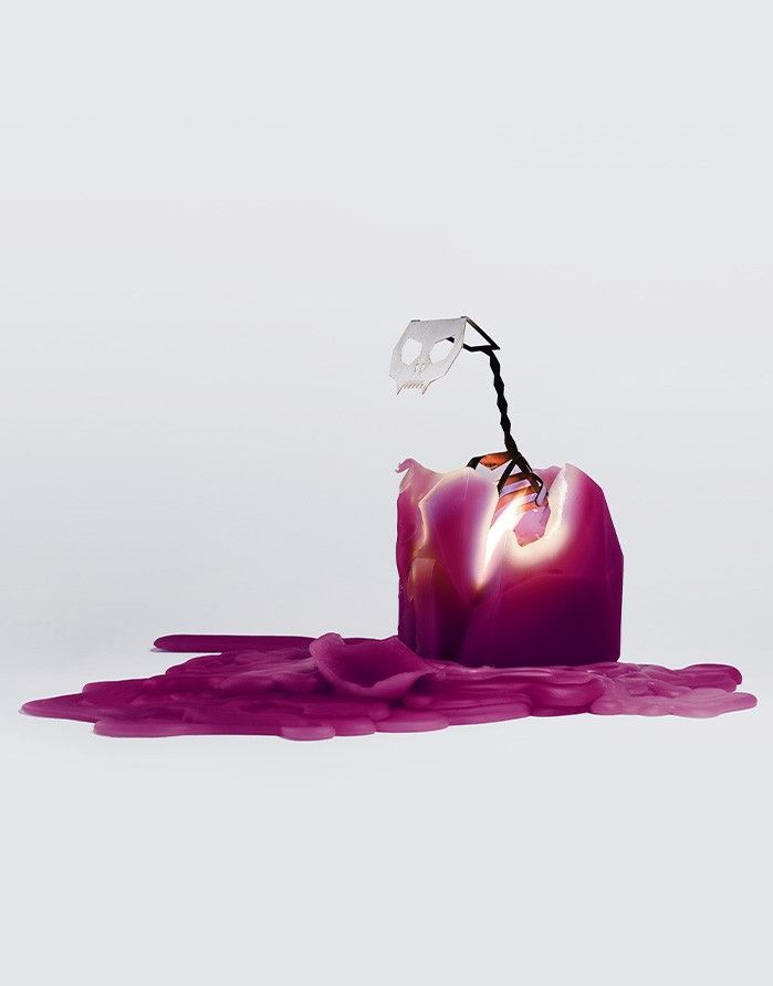 Свеча PYRO PET "Kisa Burgundy" 54° CELSIUS - 1