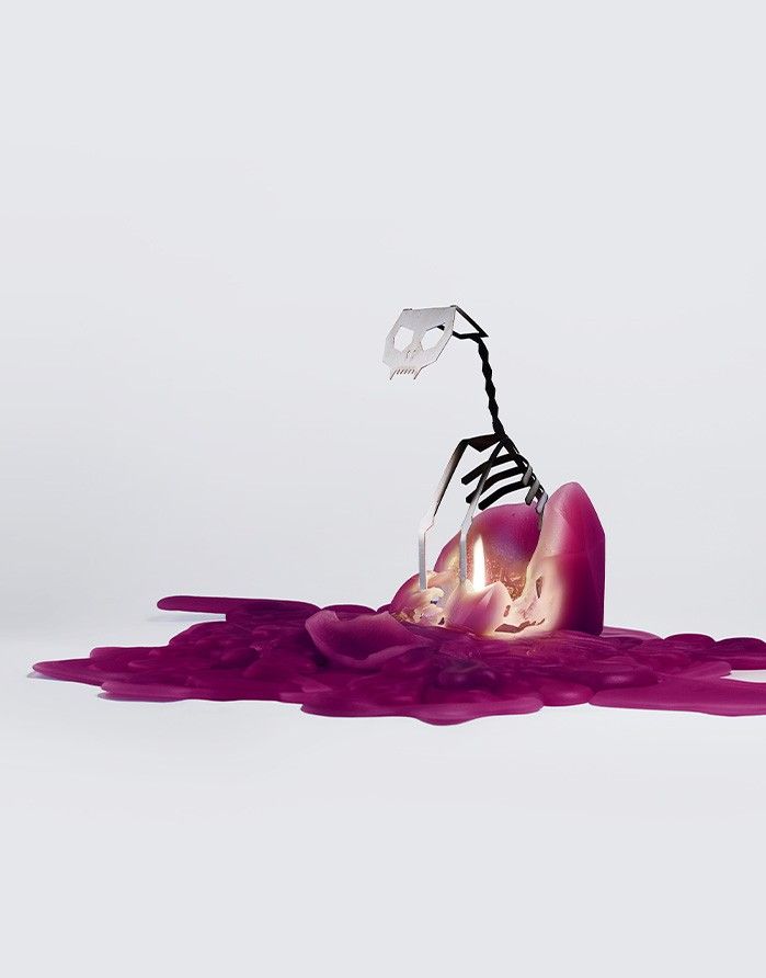 Candle PYRO PET "Kisa Burgundy" 54° CELSIUS - 4