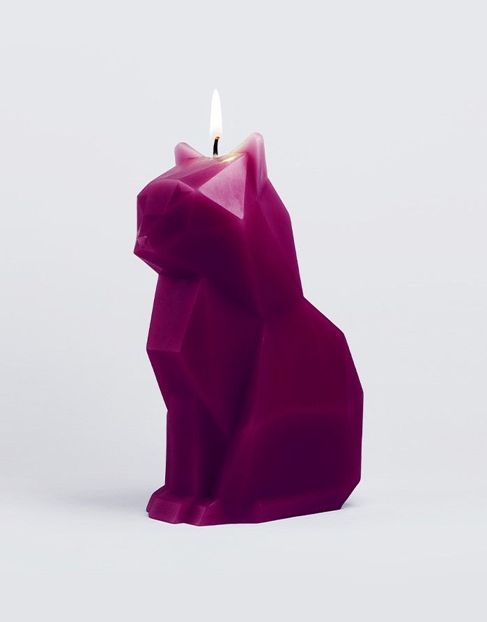 Свеча PYRO PET "Kisa Burgundy" 54° CELSIUS - 2