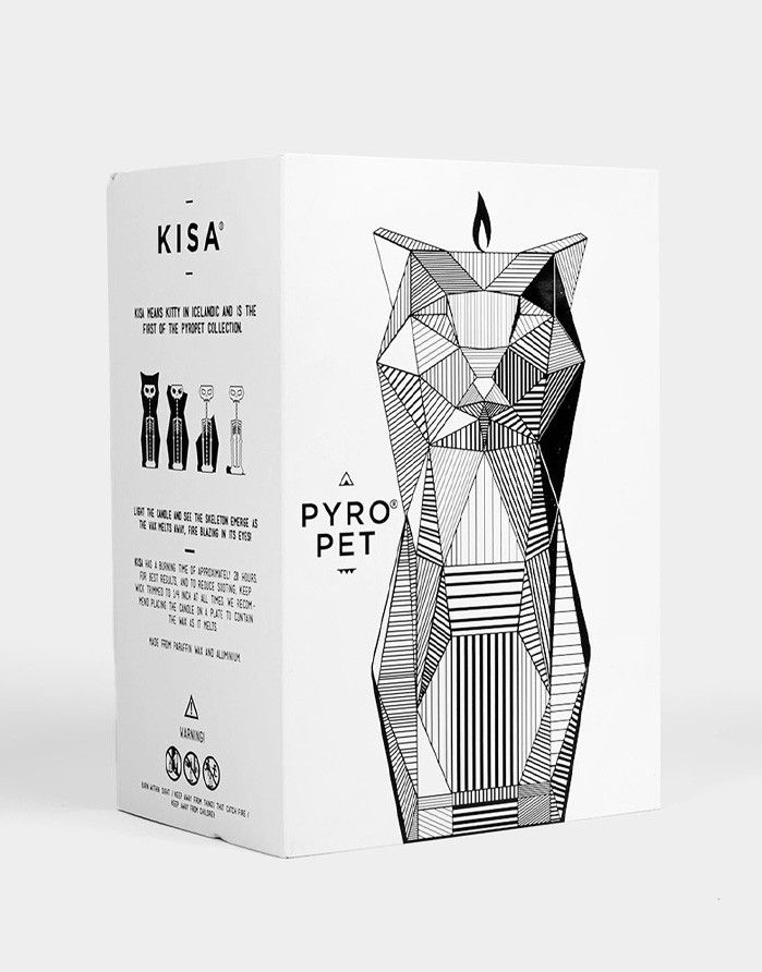 Свеча PYRO PET "Kisa White" 54° CELSIUS - 3