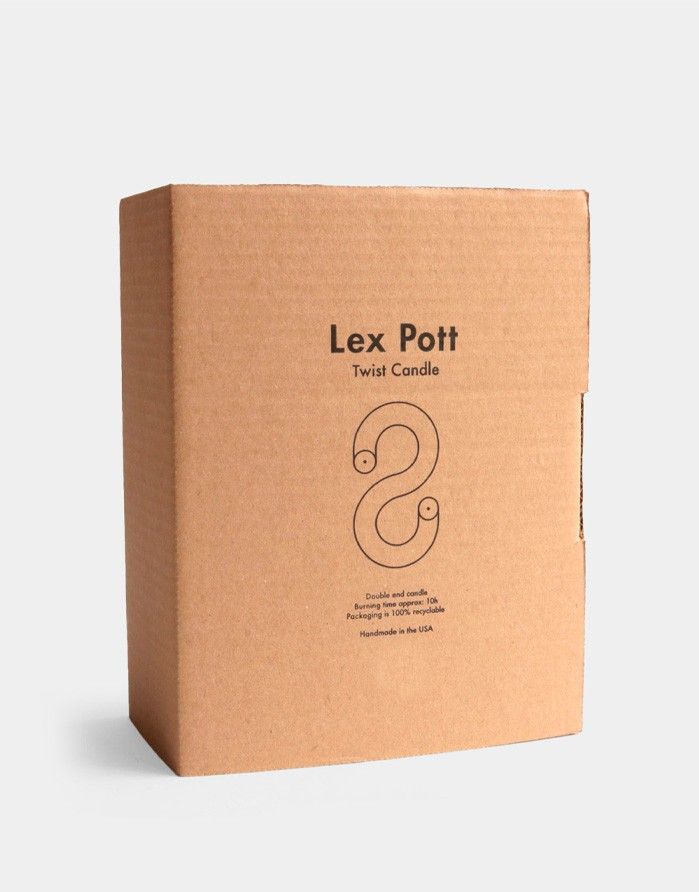 Свеча LEX POTT "Twist Black" 54° CELSIUS - 4
