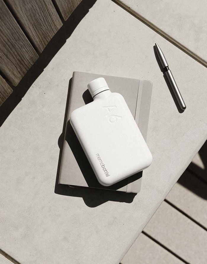 Drinking bottle "Memo White A6" 500 ml