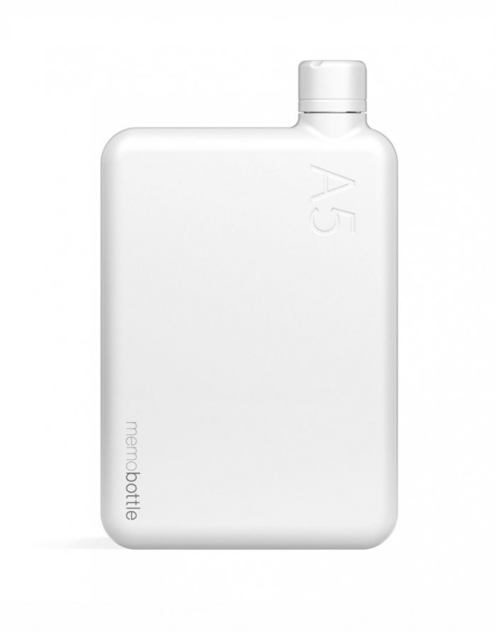 Drinking bottle "Memo White A5" 1,05 ml