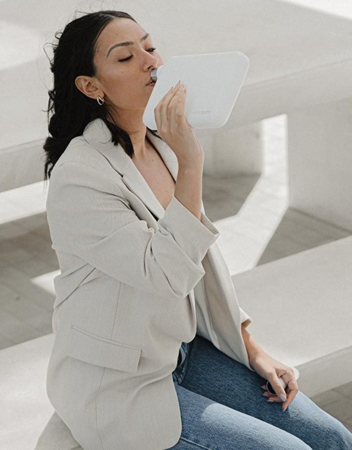 Dzeramā pudele "Memo White A5" 1,05 ml