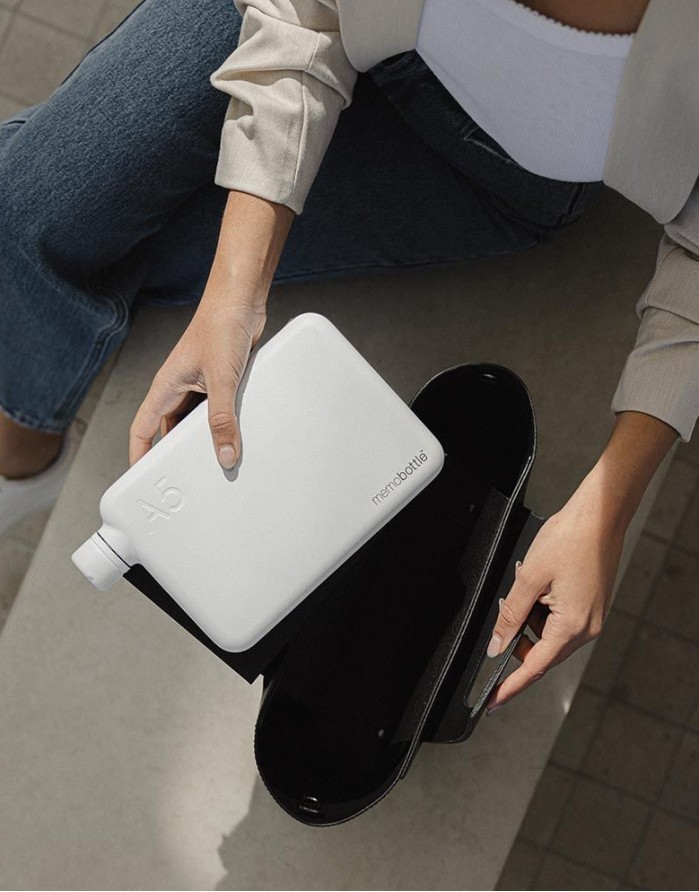 Dzeramā pudele "Memo White A5" 1,05 ml