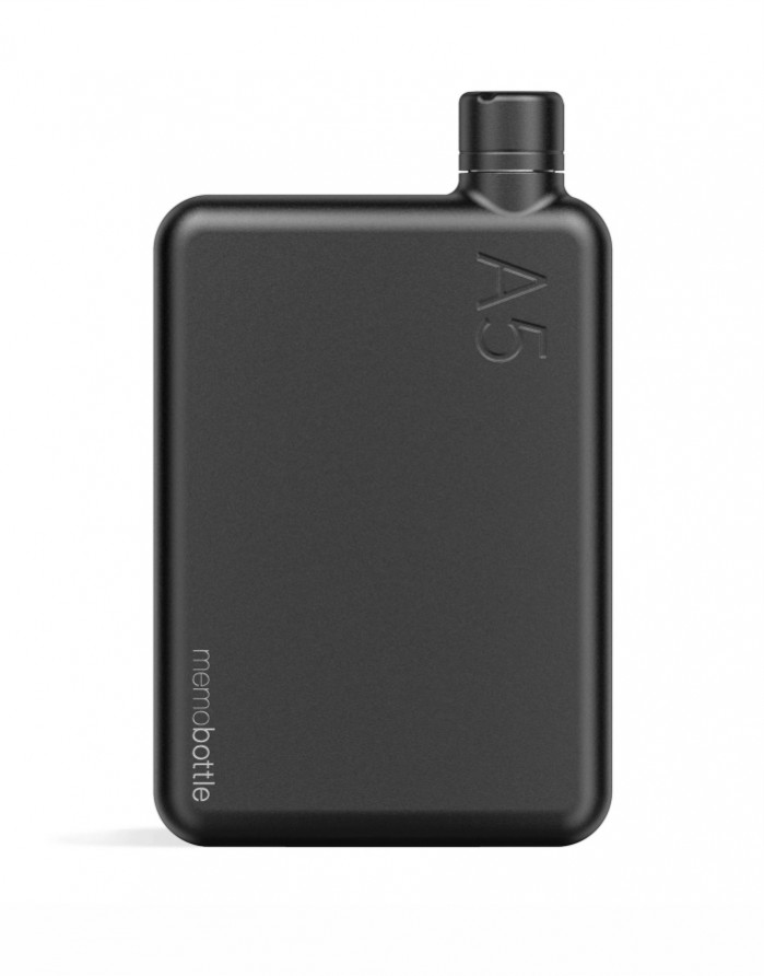 Drinking bottle "Memo Black A5" 1,05 ml