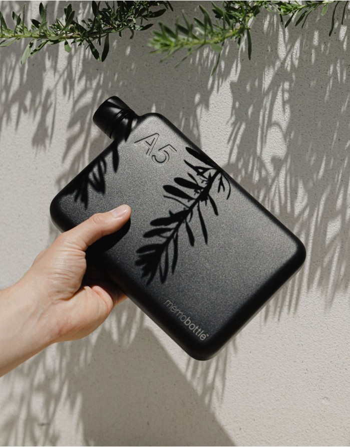 Drinking bottle "Memo Black A5" 1,05 ml