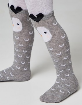 Tights for children ''Grey Owl"