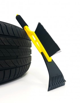 Snow brush with scraper, 44 cm