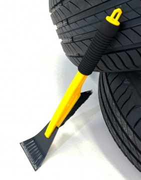 Snow brush with scraper, 44 cm