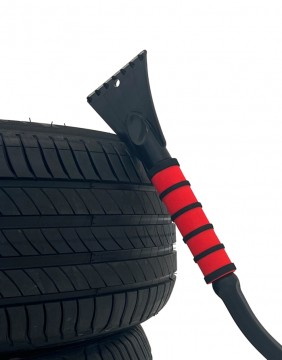 Snow brush with scraper, 63 cm
