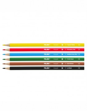 Colored pencils "Smooth Artist" 6 pcs