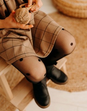 Vaikiškos pėdkelnės "Dotty Black " 15 Den