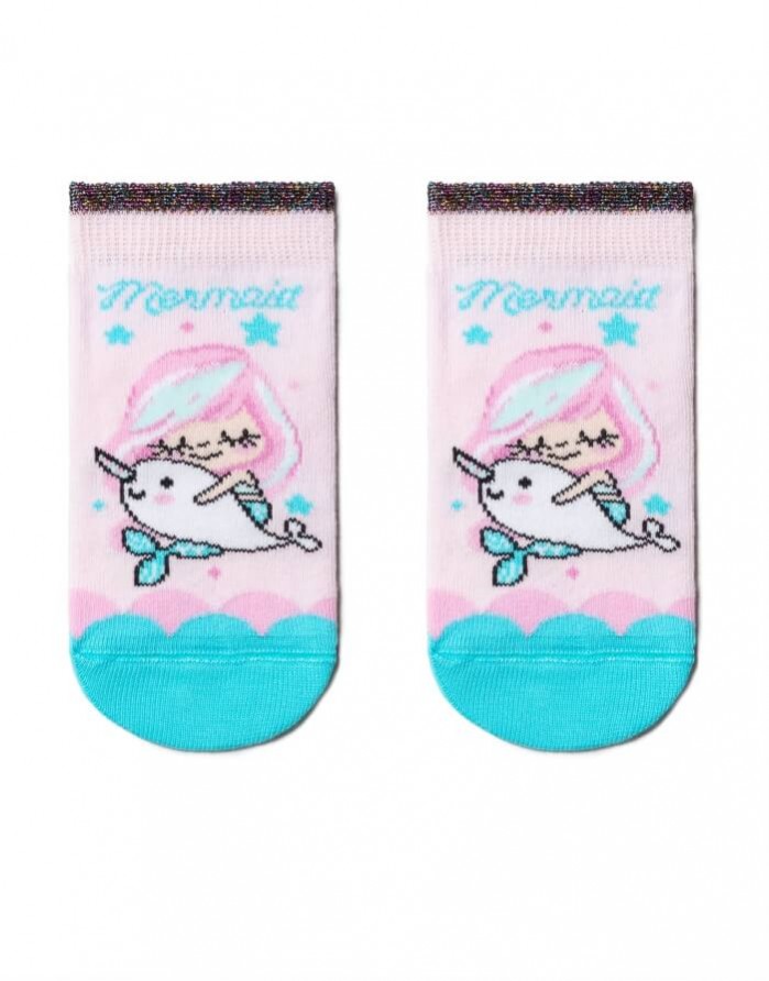 Vaikiškos kojinės "Fantasy Pink Mermaid"