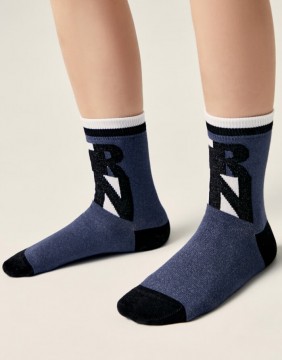 Vaikiškos kojinės "Street Style Blue"