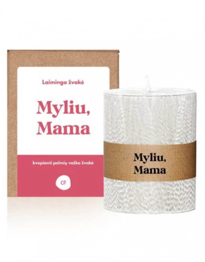 Linkėjimų Žvakė "Myliu, Mama"