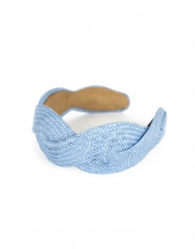 Plaukų lankelis "Blue Braid"