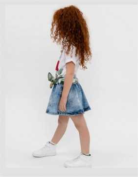 Skirt "Denim Breeze"