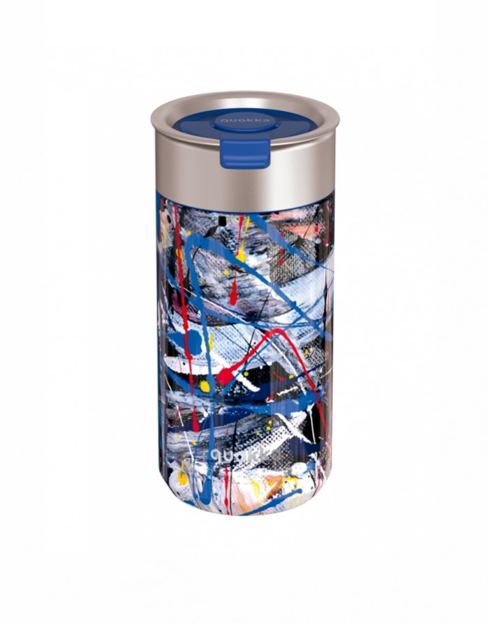 Termo puodelis "Blue Abstract", 400 ml