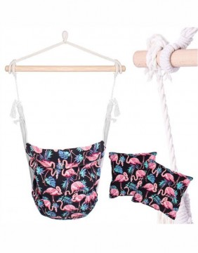 Pakabinamas Krėslas "Flamingo Black"