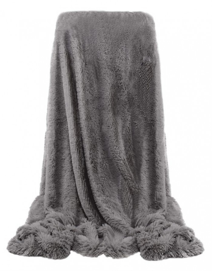 Pledas "Puffi Dark Grey" 220x240 cm